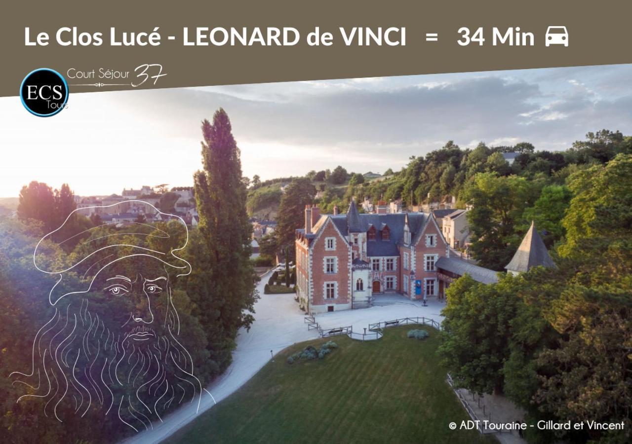 "Cozy Zen" 1 Grande Chambre - Calme - Arrivee Autonome - 6 Pers - Parking Gratuit Tours Luaran gambar