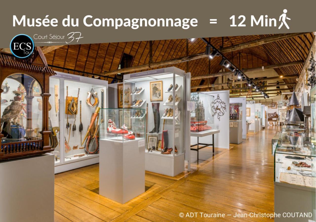 "Cozy Zen" 1 Grande Chambre - Calme - Arrivee Autonome - 6 Pers - Parking Gratuit Tours Luaran gambar