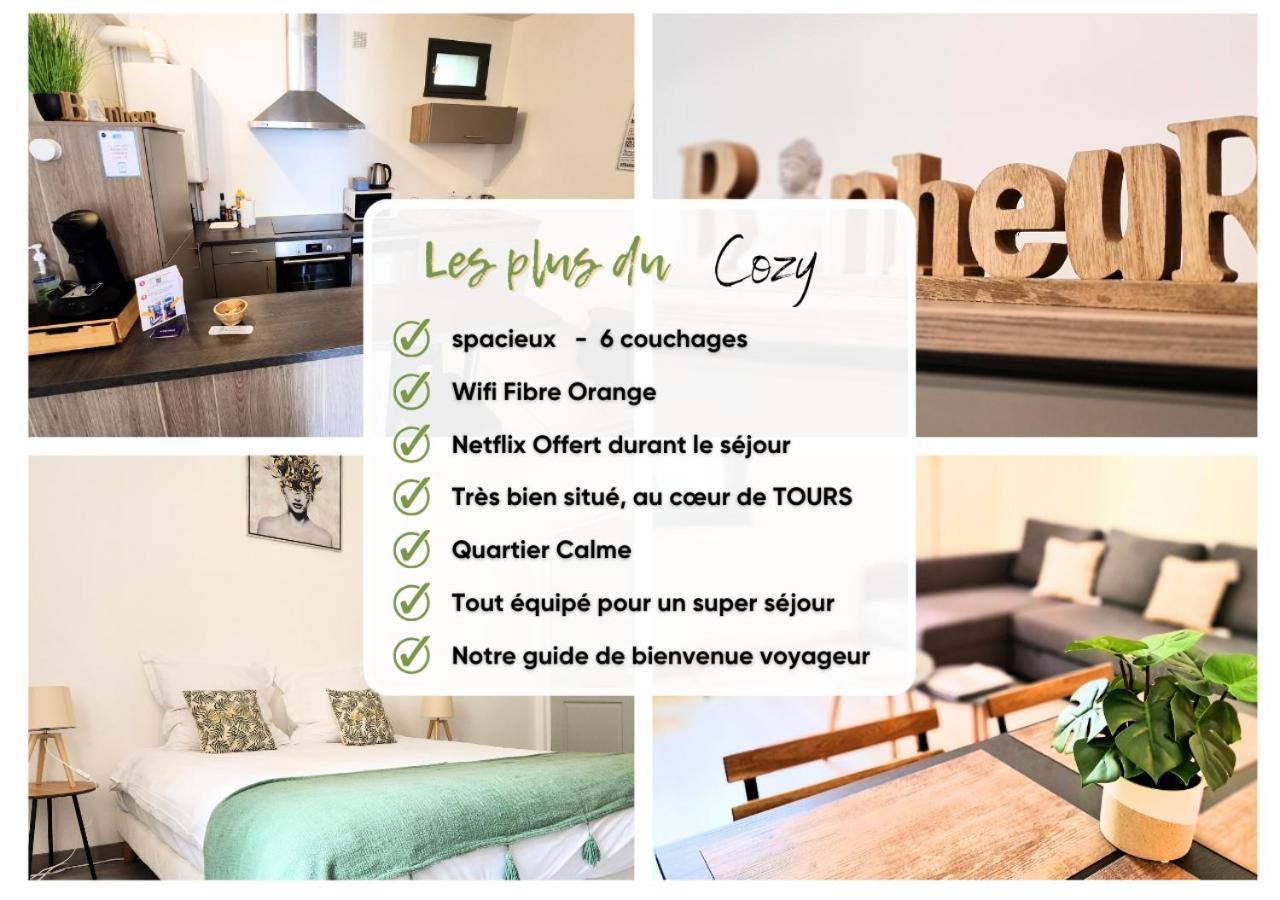 "Cozy Zen" 1 Grande Chambre - Calme - Arrivee Autonome - 6 Pers - Parking Gratuit Tours Luaran gambar