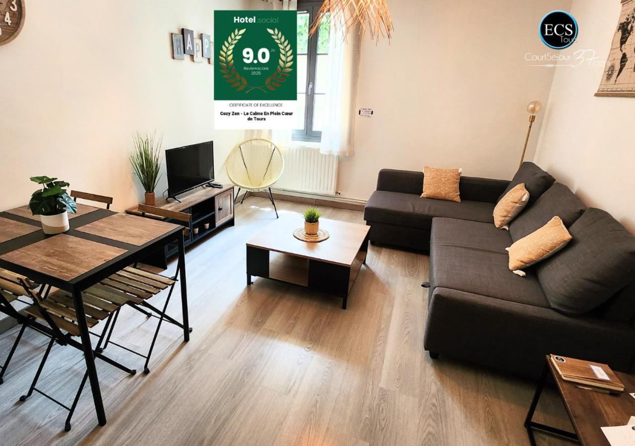 "Cozy Zen" 1 Grande Chambre - Calme - Arrivee Autonome - 6 Pers - Parking Gratuit Tours Luaran gambar